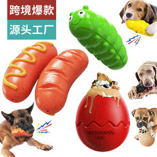 Pet Supplies Manufacturer Wholesale Company New Hot Amazon Dog Sound Leaking Food Toy Suction Cup Pull Rope Ball