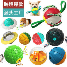 Pet Supplies Manufacturer Wholesale Company New Hot Amazon Dog Sound Leaking Food Toy Suction Cup Pull Rope Ball