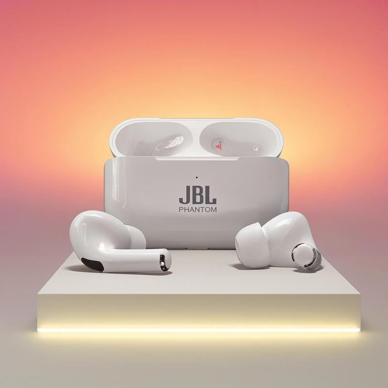 Original JBL-Phantom 3th Wireless Bluetooth Headset HiFi Level Sound with Mic Touch Control Waterproof Sports Earbuds for iPhone and Andriod