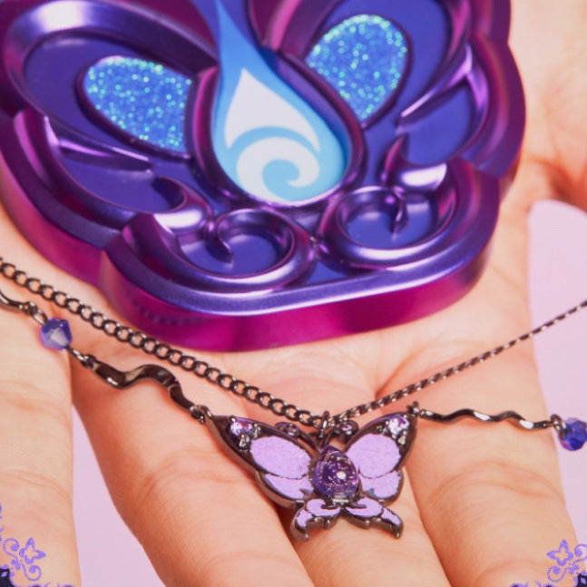 New Black Magic Butterfly Dance Necklace∣Balala Little Fairy Series Fashionable Versatile Elegant Exquisite Gift